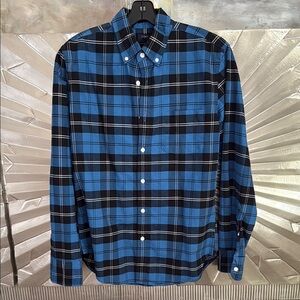 J. Crew Slim Oxford Plaid Button Down Medium